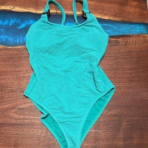Shade & Shore Teal One Piece Swimsuit